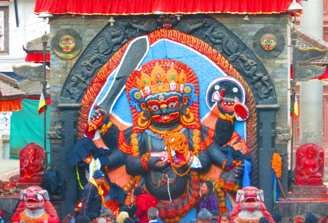 Kaal Bhairav in Basantapur Kathmandu