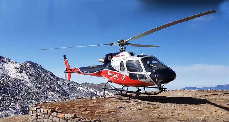 LANGTANG GOSAIKUNDA Helicopter Return Trek