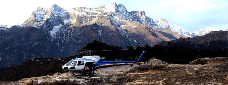MANASLU TREK VIA TSHUM VALLEY Helicopter Return Trek