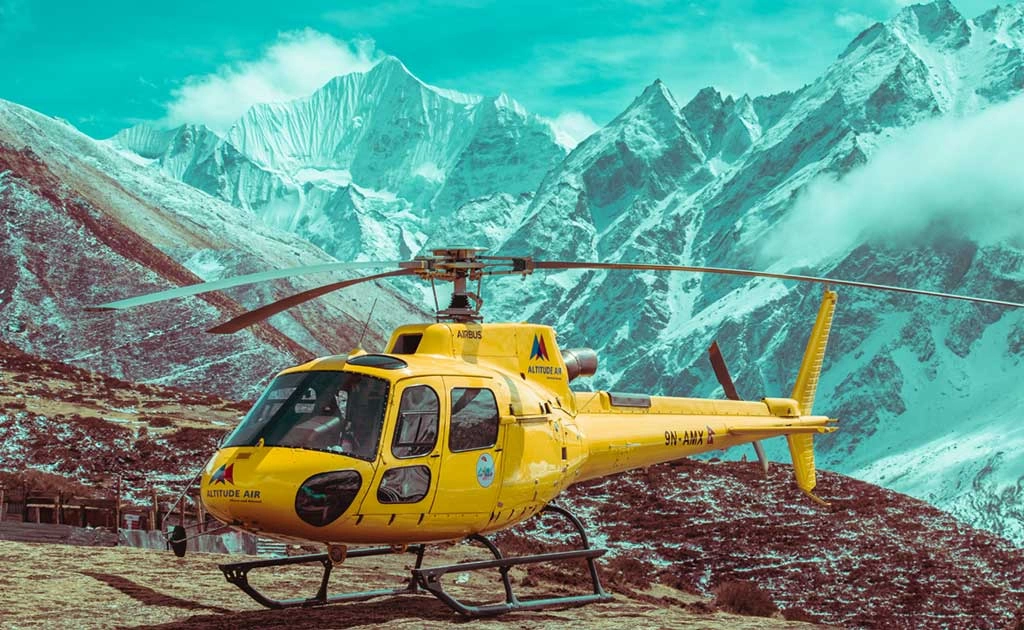 LANGTANG VALLEY Helicopter Return Trek